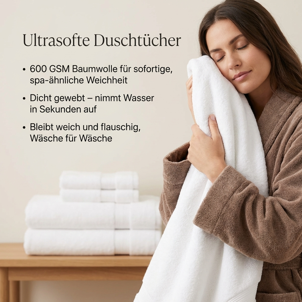 Renuvia CareTowel – 100% Baumwolle Handtuchset