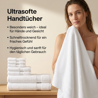 Renuvia CareTowel – 100% Baumwolle Handtuchset